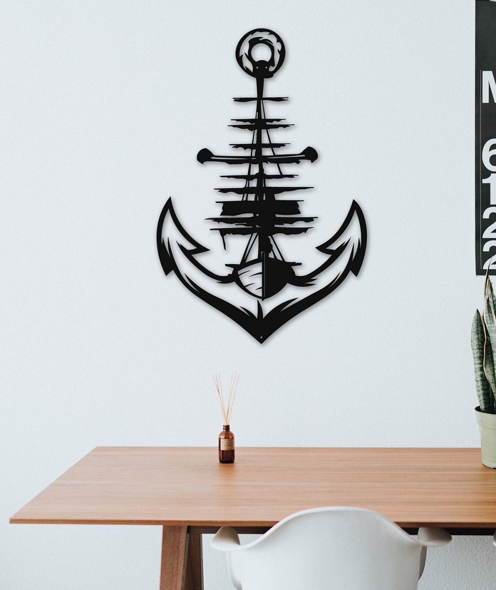 Ahoy Metal Wall Art - Rarart