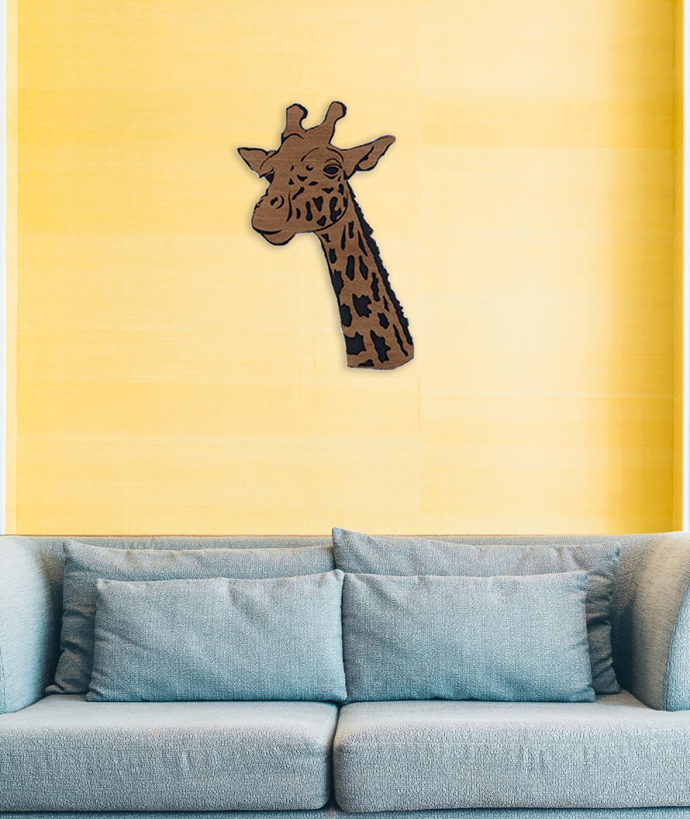 Giraffe Metal Wall Art - Rarart