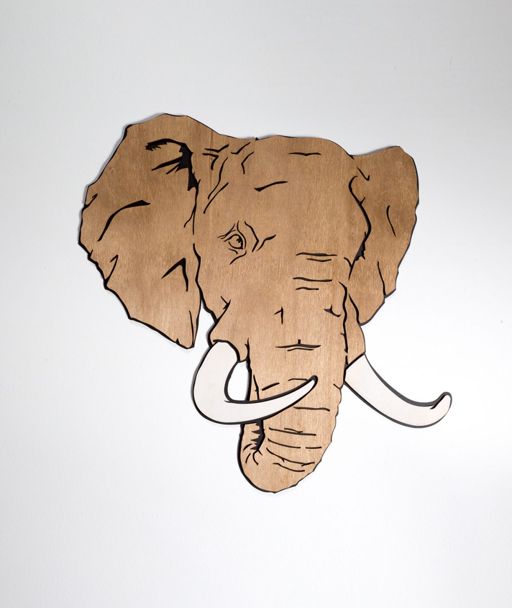 Elephant Metal Wall Art - Rarart