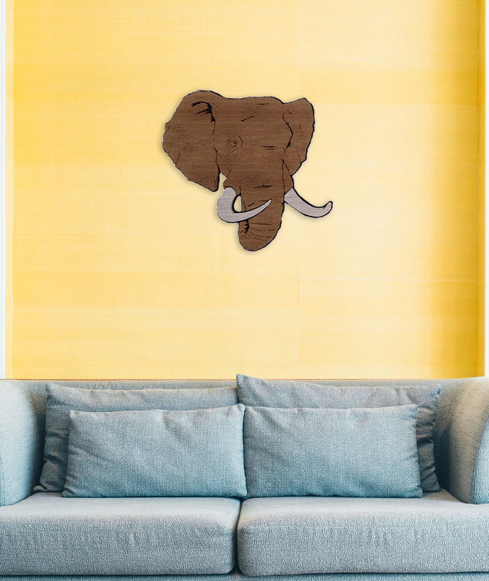 Elephant Metal Wall Art - Rarart